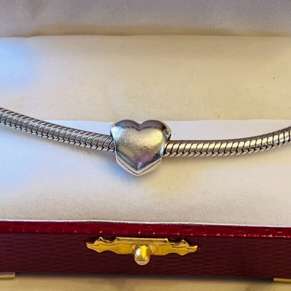 Pandora .925 Sterling Silver Heart Charm - Picture 2 of 6